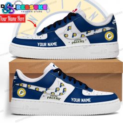 NBA Indiana Pacers Custom Name Blue Air Force 1 Sneakers