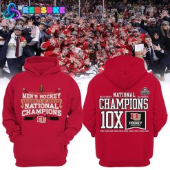 NCAA Denver Hockey Champions 2024 Red Hoodie