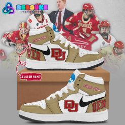 NCAA Denver Hockey Custom Name Nike Air Jordan 1