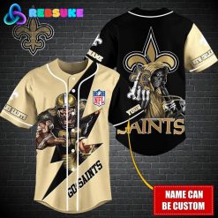 New Orleans Saints NFL Customized Baseball Jersey