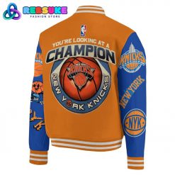 New York Knicks Bing Bong Champions Baseball Jacket