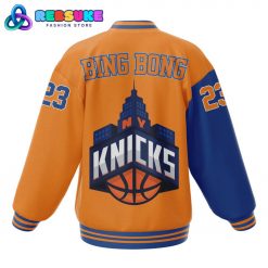 New York Knicks Bing Bong Custom Name Baseball Jacket
