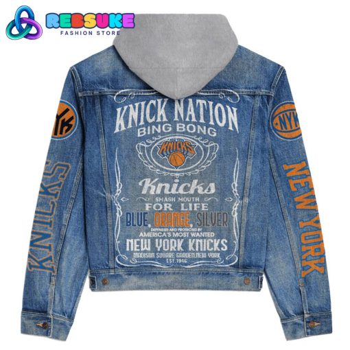 New York Knicks Nation Bing Bong Hoodie Denim Jacket