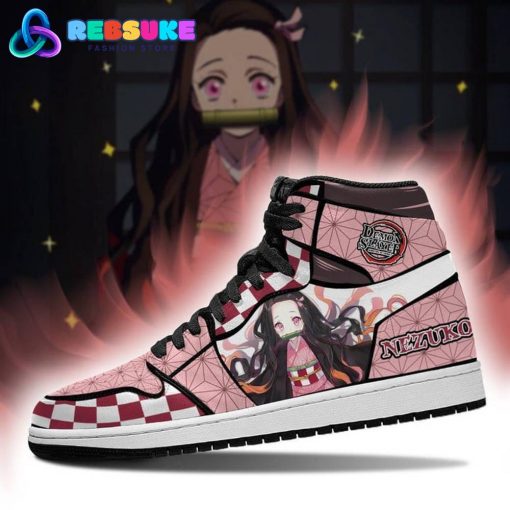 Nezuko Jordan 1 Sneakers Demon Slayer Anime