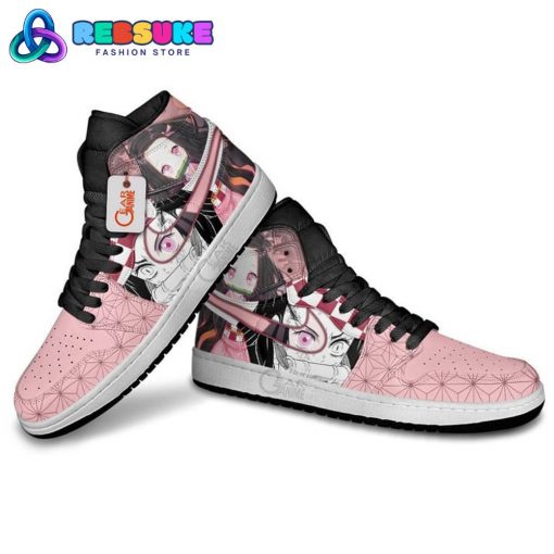 Nezuko Sneakers Anime Custom Air Jordan 1 Shoes