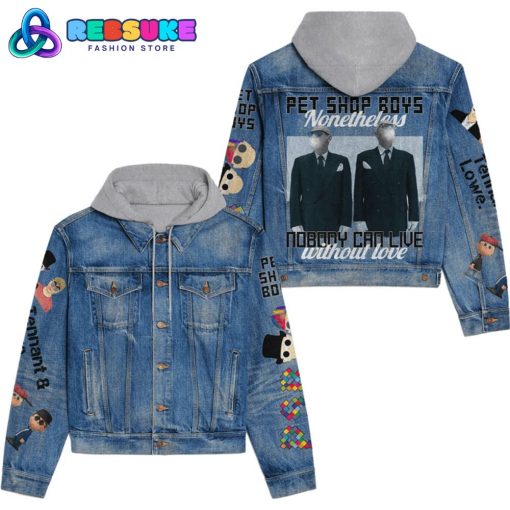 Pet Shop Boys Nobody Can Live Hoodie Denim Jacket