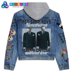 Pet Shop Boys Nobody Can Live Hoodie Denim Jacket