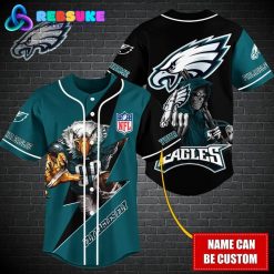 Philadelphia Eagles NFL Customized Baseball Jersey