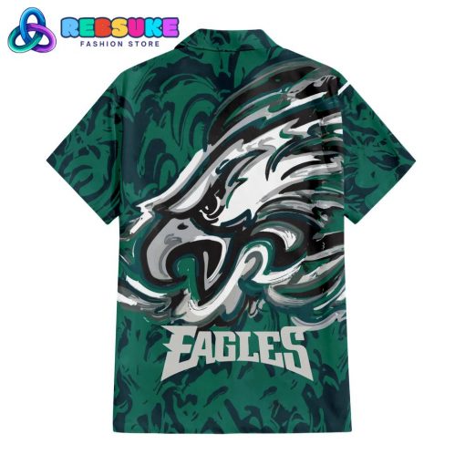 Philadelphia Eagles Oil Painting Art Print Hawaiian Shirt