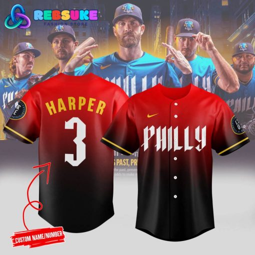 Philadelphia Phillies 2024 City Black Red Nike Baseball Jersey