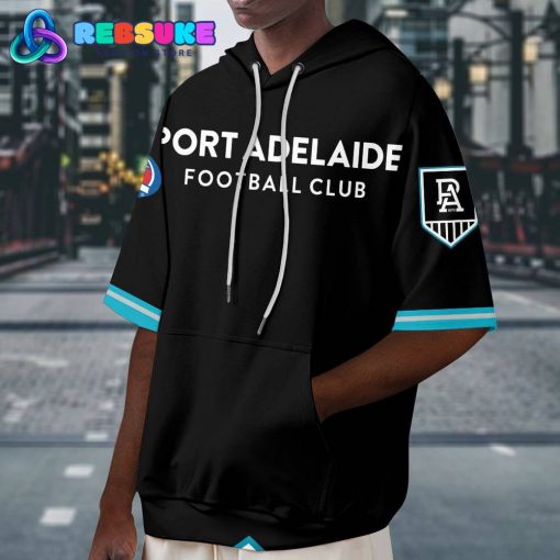 Port Adelaide FC AFL Personalized Unisex Short Hoodie