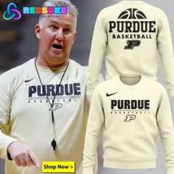 Purdue Boilermakers Coach Matt Painter Cream Sweatshirt