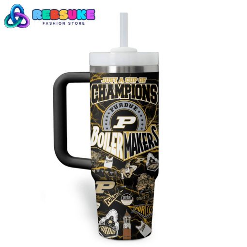 Purdue Boilermakers Just A Cup Of Champions Stanley Tumbler