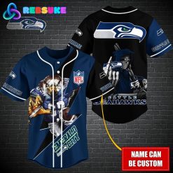 Seattle Seahawks NFL Customized Baseball Jersey