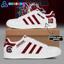 South Carolina Gamecocks Basketball Customized Red Stan Smith Shoes