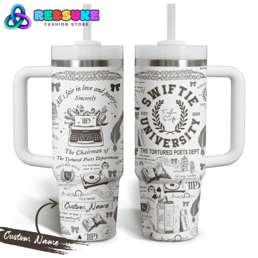 Swiftie University The Tortured Poets Dept Customized Stanley Tumbler