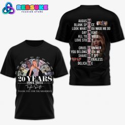 Taylor Swift 20 Years Album Shirt