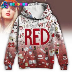 Taylor Swift Red Pattern Hoodie