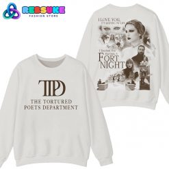 Taylor Swift The Tortured Poets Department Beige Sweatshirt