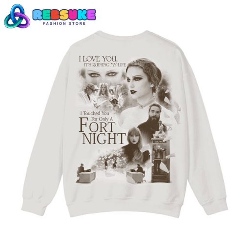 Taylor Swift The Tortured Poets Department Beige Sweatshirt