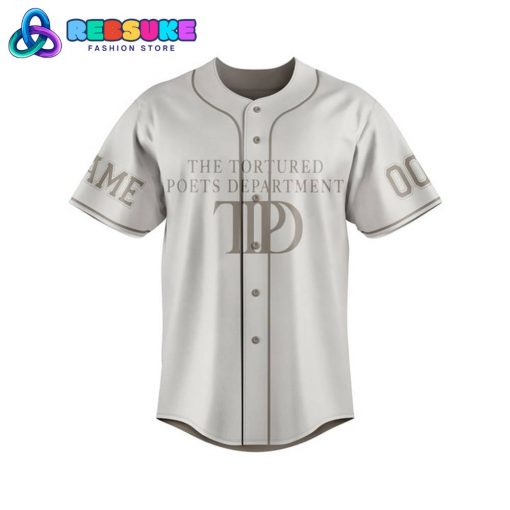 Taylor Swift The Tortured Poets Dept Customized Baseball Jersey