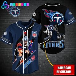 Tennessee Titans NFL Customized Baseball Jersey