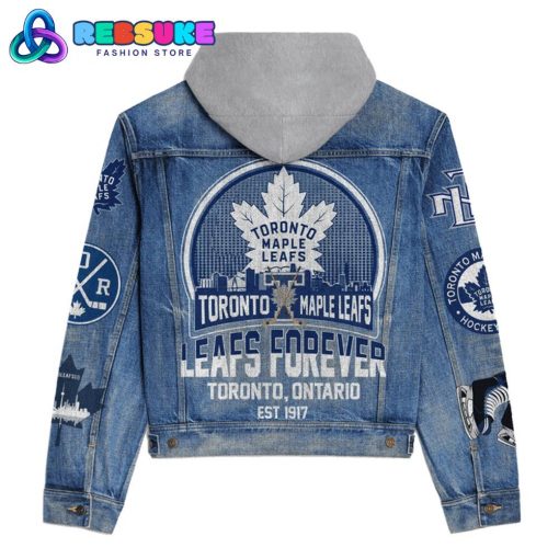 Toronto Maple Leafs NHL Hoodie Denim Jacket