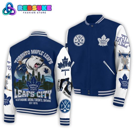 Toronto Maple Leafs NHL Leafs City Baseball Jacket