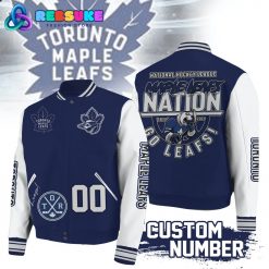 Toronto Maple Leafs NHL Nation Baseball Jacket
