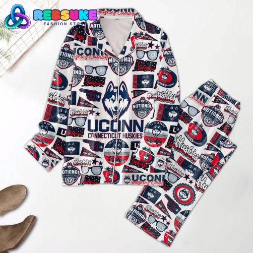 Uconn Huskies National Champions 2024 Pajamas Set