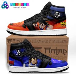 Vegeta And Goku Sneakers Custom Dragon Ball Anime Jordan 1 Mix Galaxy