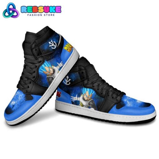 Vegeta Blue Jordan 1 Sneakers Anime