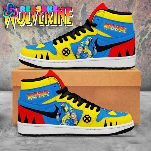 Wolverine X-Men Custom Nike Air Jordan 1 Sneakers