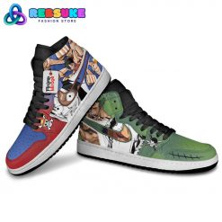 Zoro Vs Luffy Jordan 1 Sneakers Custom Anime Jordan 1