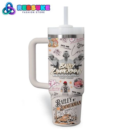 Bailey Zimmerman Religiously The Tour Stanley Tumbler