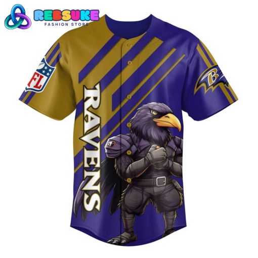 Baltimore Ravens NFL Flock Around Baseball Jersey