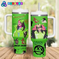 Billie Eilish You With Me Green Stanley Tumbler