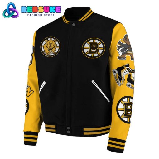 Boston Bruins City NHL Baseball Jacket