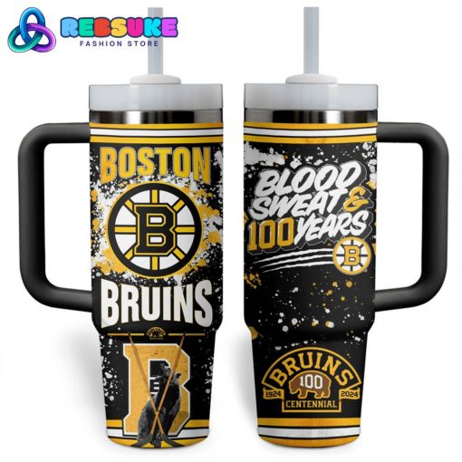 Boston Bruins NHL Blood Sweat 100 Years Stanley Tumbler