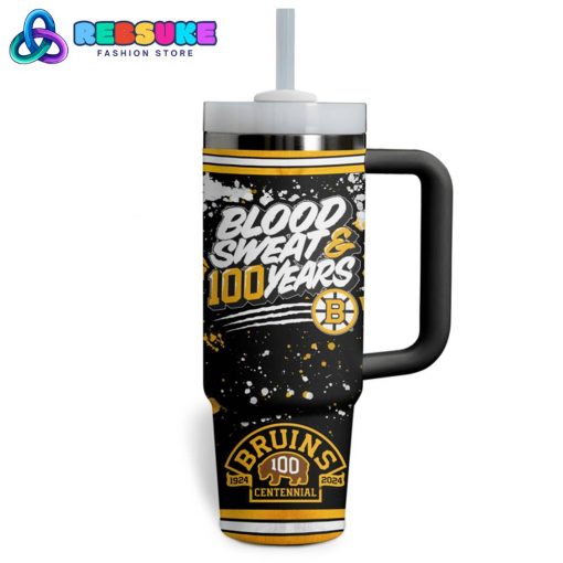 Boston Bruins NHL Blood Sweat 100 Years Stanley Tumbler