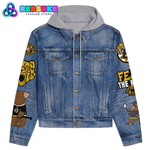 Boston Bruins NHL Its All Of Us Hoodie Denim Jacket