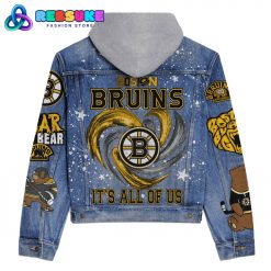 Boston Bruins NHL Its All Of Us Hoodie Denim Jacket