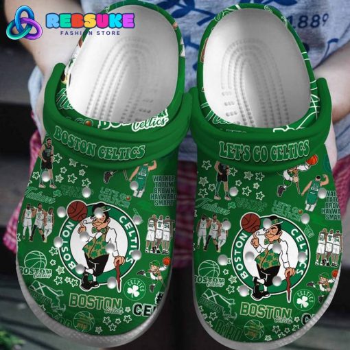 Boston Celtics NBA Rise Together Green Crocs