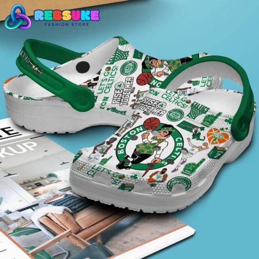 Boston Celtics NBA Rise Together White Crocs