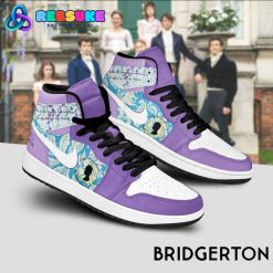 Bridgerton Lady Whistledown Purple Nike Air Jordan 1