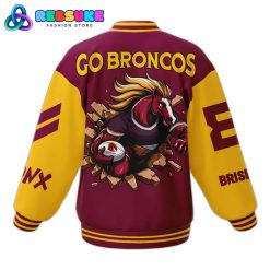 Broncos Brisbane NRL Baseball Jacket