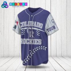 Colorado Rockies MLB Customized Purple Gray Baseball Jersey