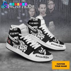 Depeche Mode Band Black Customized Air Jordan 1