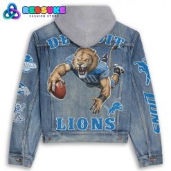Detroit Lions NFL Hoodie Denim Jacket