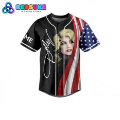 Dolly Parton Happy Independence Day Customized Baseball Jersey